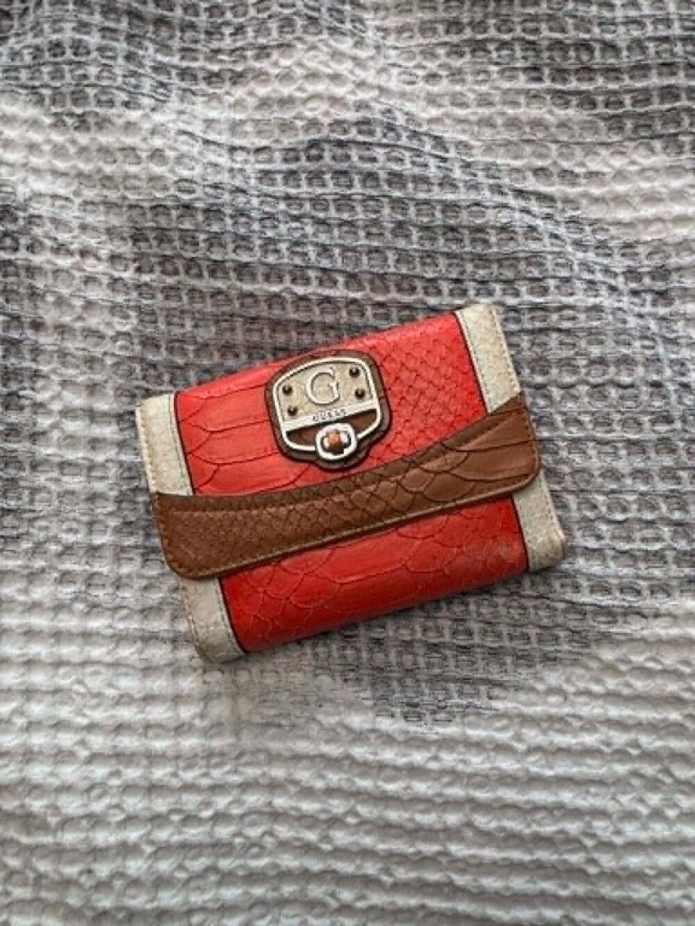 "Guess" wallet found in a thrift store